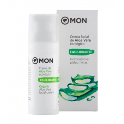 Crema Facial de Aloe Equilibrante Eco 50ml Mon