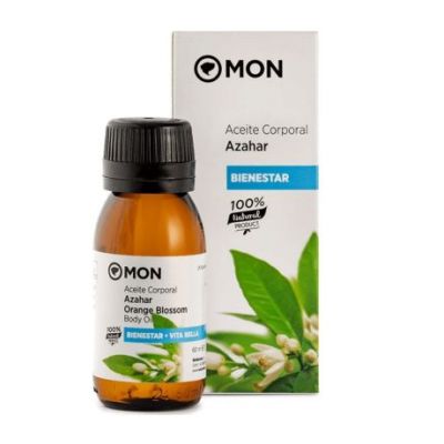 Aceite Corporal de Azahar Relajante Vegan SinGluten 60ml Mon
