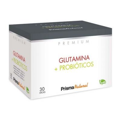 Premium Glutamina Probioticos Vegan 30 Sticks Prisma Natural