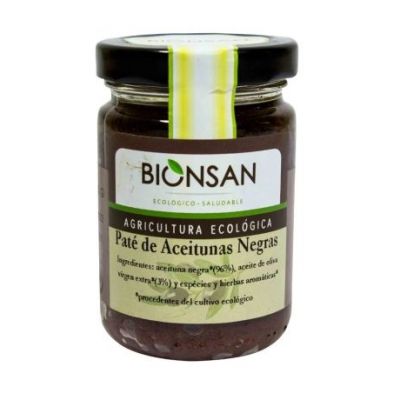 Eco Vegan Black Olive Pate 140g Bionsan
