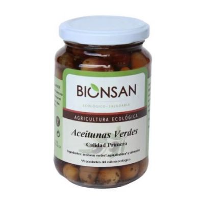 Eco Vegan Green Olives 200g Bionsan