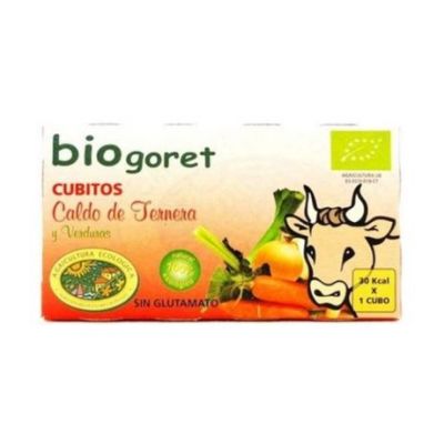 Bio Gluten-Free Diced Veal and Vegetable Broth 66g Bio Goret