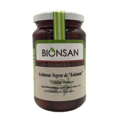Organic Kalamata Black Olives 200g Bionsan