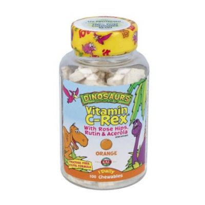 Dinosaures Vitamine C Rex 100comp Kal