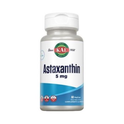 Astaxantina 5mg Vegan 60caps Kal