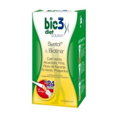 Bie3 Soluzione dietetica Perdere peso senza glutine 24 bastoncini Bie 3