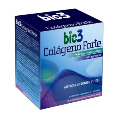 Bie3 Strong Collagen with Hyaluronic Acid Gluten Free 30 Envelopes Bie 3