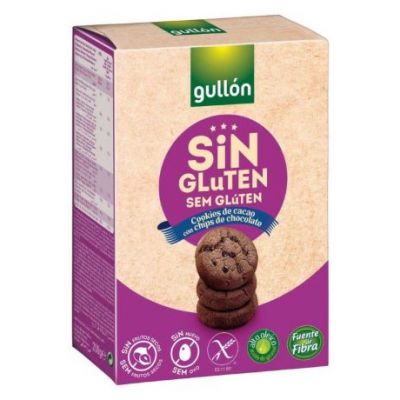 Biscotti Al Cacao Con Gocce Di Cioccolato Senza Glutine 200g Gullon