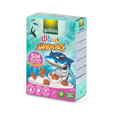 Dibus Sharkies Gluten-Free Cocoa Cookies 250g Gullon