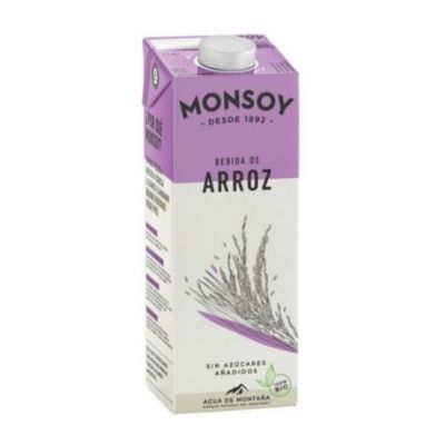 Bevanda di riso vegetale biologica senza glutine 6x1L Monsoy