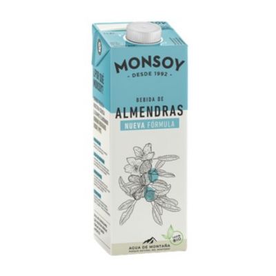 Bebida Vegetal de Almendra SinGluten Bio 6x1L Monsoy