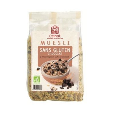 Bio Gluten Free Choco Muesli 375g Celnat