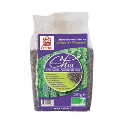 Organic Whole Chia Seeds 250g Celnat