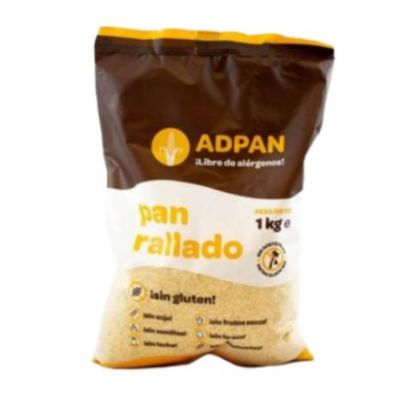 Pan Rallado SinGluten Vegan 1kg Adpan