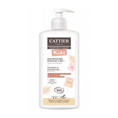Shampoo e gel doccia per bambini Marshmallow Bio Vegan 500ml Cattier