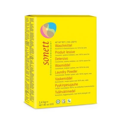 Detergente Polvo Ropa Eco 2,4kg Sonett