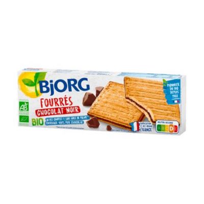 Biscuits Filled with Organic Dark Chocolate 150g Bjorg