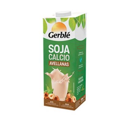 Bebida Vegetal de Soja y Avellana 6x1L Gerble