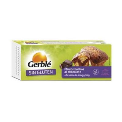 Mini Bizcochos Al Chocolate Marmolados SinGluten 200g Gerble