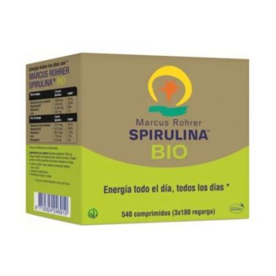 Spiruline Recharge Bio Vegan 3x180comp Marcus Rohrer