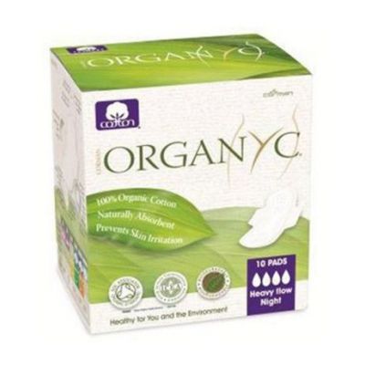 Compresa Noche Alas Vegan 10uds Organyc