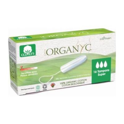 Tampon Super Sin Aplicador 16uds Organyc