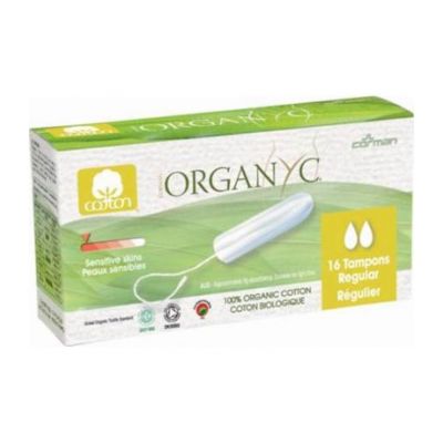 Tampon Regular Sin Aplicador 16uds Organyc