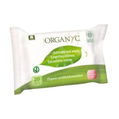 Intimate Cotton Wipes 20 Organyc