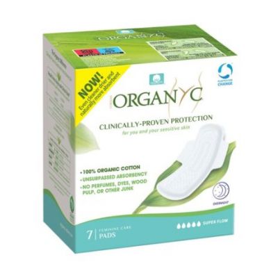 Extra Night Wings Compresses 7Organyc compresses