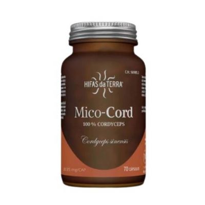 Cordiceps Mico Cord SinGluten Vegan 70caps Hifas Da Terra