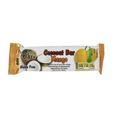 Coconut and Mango Bar Gluten Free Eco Vegan 20 units Oskri