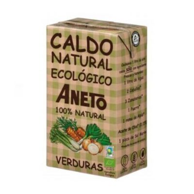 Caldo de Verduras SinGluten Eco Vegan 1L Aneto