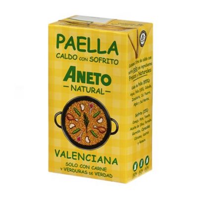 Valencian Paella Broth 1L Aneto