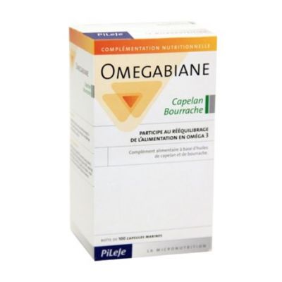 Omegabiane Capelan Bourrache 100caps Pileje