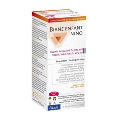 Biane Enfant Propolis Sauco Phosphorus Zinc and Vitamins C and D 150ml Pileje