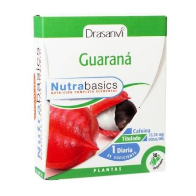 Guarana Nutrabasics Sans Gluten Vegan 30caps Drasanvi