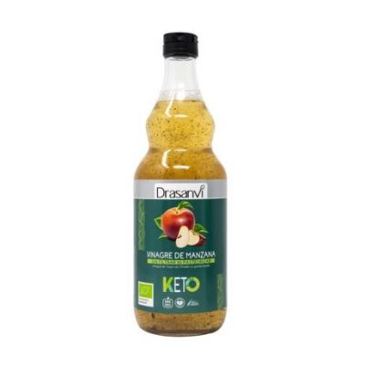 Aceto di sidro di mele senza glutine Vegan Keto 750ml Drasanvi