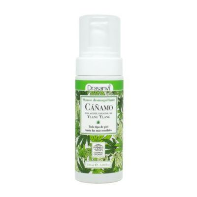 Organic Hemp Makeup Remover Mousse 150ml Drasanvi