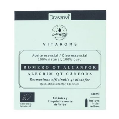Ätherisches Rosmarinöl Qt Kampfer Bio 10 ml Vitaroms Drasanvi