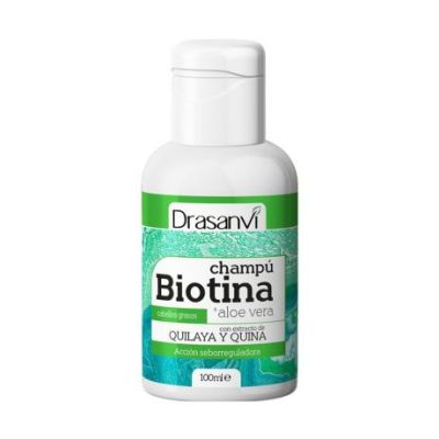 Biotin and Aloe Vera Shampoo for Oily Hair 100ml Drasanvi