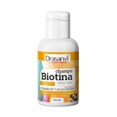 Biotin and Aloe Vera Shampoo for Dry and Dull Hair 100ml Drasanvi