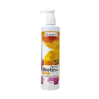 Biotin and Aloe Vera Shampoo for Dry and Dull Hair 300ml Drasanvi
