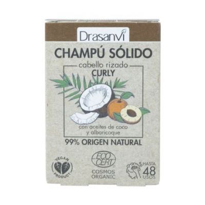 Shampoo solido per capelli ricci Ecocert 80g Drasanvi
