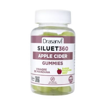 Aceto di sidro di mele Siluet 360 40 caramelle gommose Drasanvi