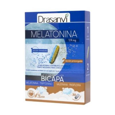Bicouche Mélatonine Retard 30comp Drasanvi