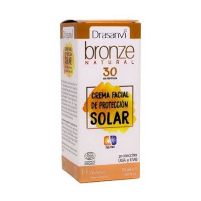 Bronze 30 Protection Sun Cream Ecocert 50ml Drasanvi