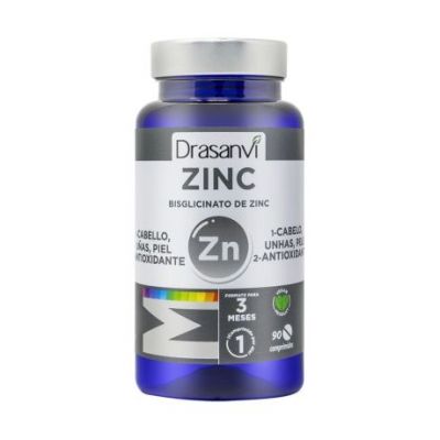 Bisglycinate Minéral Zinc Vegan 90comp Drasanvi