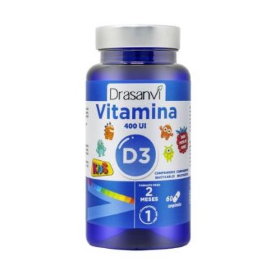 Vitamina D3 Kids 400UI 60comp Drasanvi masticabile