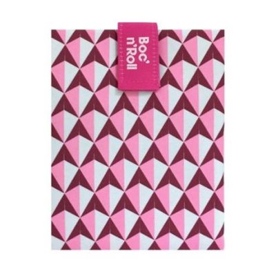 Porte-collation réutilisable Carreaux Roses 1 unité Roll'Eat