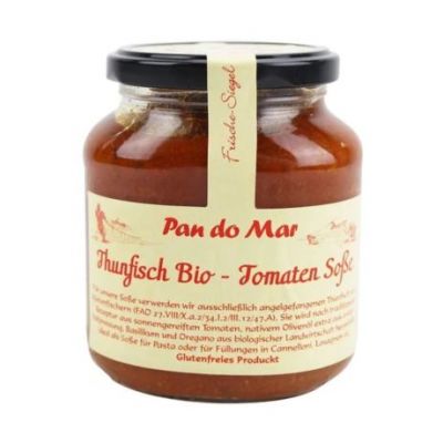 Salsa de Tomate con Atun en Tarro de Vidrio Eco 250g Pan Do Mar